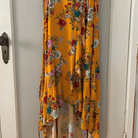 Floral Wrap Maxi Dress - Picture 3 of 5